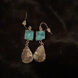 Stone earrings